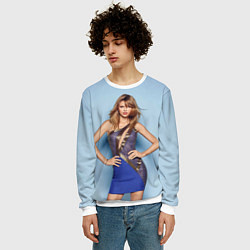 Свитшот мужской Taylor Swift, цвет: 3D-белый — фото 2