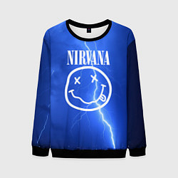 Мужской свитшот Nirvana: Lightning