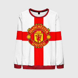 Свитшот мужской Manchester Utd: England, цвет: 3D-красный