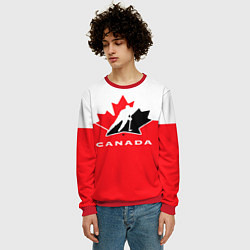 Свитшот мужской Canada Team, цвет: 3D-красный — фото 2