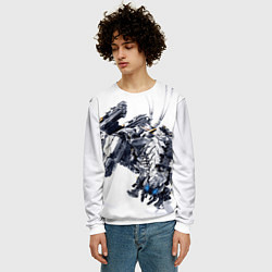 Свитшот мужской HZD 5, цвет: 3D-белый — фото 2