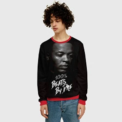 Свитшот мужской Dr. Dre: 100% Beats, цвет: 3D-красный — фото 2