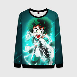 Свитшот мужской Моя геройская академия, цвет: 3D-черный