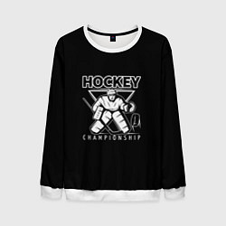 Свитшот мужской Hockey Championship, цвет: 3D-белый