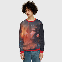 Свитшот мужской Stellaris, цвет: 3D-красный — фото 2