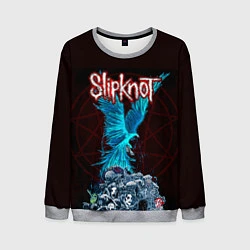 Свитшот мужской Орел группа Slipknot, цвет: 3D-меланж