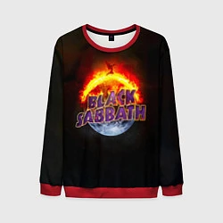 Мужской свитшот Black Sabbath земля в огне