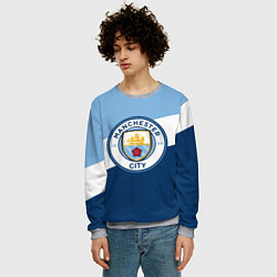 Свитшот мужской FC Manchester City: Colors, цвет: 3D-меланж — фото 2