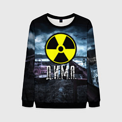 Свитшот мужской S.T.A.L.K.E.R: Дима, цвет: 3D-черный