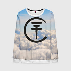 Свитшот мужской Tokio Hotel: Clouds, цвет: 3D-белый