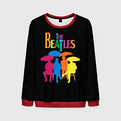 Свитшот мужской The Beatles: Colour Rain, цвет: 3D-красный