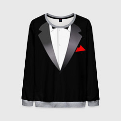 Свитшот мужской Смокинг мистера, цвет: 3D-меланж