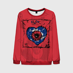 Свитшот мужской The Cure Wish 1992, цвет: 3D-красный
