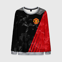 Свитшот мужской FC Manchester United: Abstract, цвет: 3D-меланж