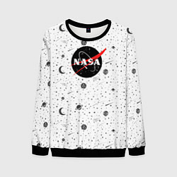 Свитшот мужской NASA: Moonlight, цвет: 3D-черный