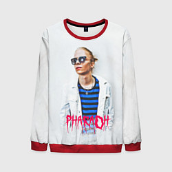 Свитшот мужской Pharaoh: White side, цвет: 3D-красный