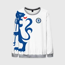 Мужской свитшот FC Chelsea: White Lion