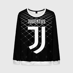 Свитшот мужской FC Juventus: Black Lines, цвет: 3D-белый