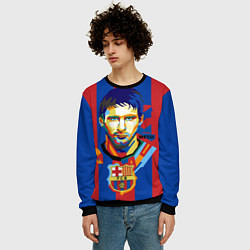 Свитшот мужской Lionel Messi, цвет: 3D-черный — фото 2