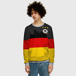 Свитшот мужской Сборная Германии, цвет: 3D-меланж — фото 2