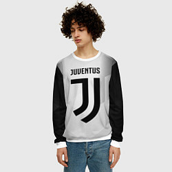 Свитшот мужской FC Juventus: Silver Original, цвет: 3D-белый — фото 2