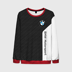 Свитшот мужской BMW CARBON БМВ КАРБОН, цвет: 3D-красный