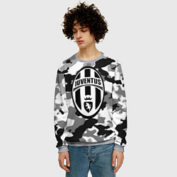 Свитшот мужской FC Juventus: Camouflage, цвет: 3D-меланж — фото 2