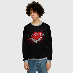 Свитшот мужской Готический Никита, цвет: 3D-меланж — фото 2
