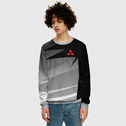 Свитшот мужской MITSUBISHI SPORT, цвет: 3D-меланж — фото 2
