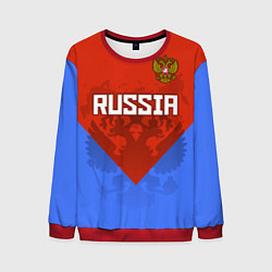 Мужской свитшот Russia Red & Blue