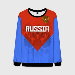 Мужской свитшот Russia Red & Blue