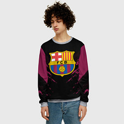Свитшот мужской Barcelona FC: Sport Fashion, цвет: 3D-меланж — фото 2
