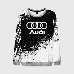 Свитшот мужской Audi: Black Spray, цвет: 3D-меланж