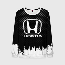 Свитшот мужской Honda: Black Side, цвет: 3D-белый