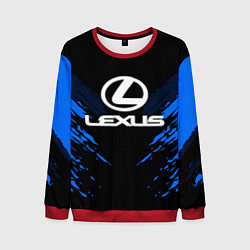Свитшот мужской Lexus: Blue Anger, цвет: 3D-красный