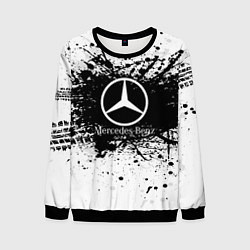 Свитшот мужской Mercedes-Benz: Black Spray, цвет: 3D-черный