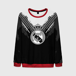 Свитшот мужской FC Real Madrid: Black Style, цвет: 3D-красный