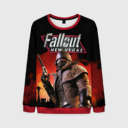 Свитшот мужской Fallout: New Vegas, цвет: 3D-красный