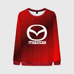 Свитшот мужской Mazda: Red Carbon, цвет: 3D-красный