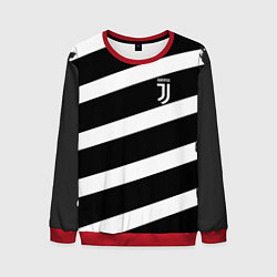 Свитшот мужской Juve: B&W Lines, цвет: 3D-красный