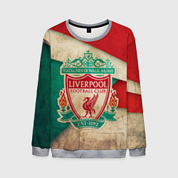 Свитшот мужской FC Liverpool: Old Style, цвет: 3D-меланж