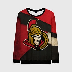 Свитшот мужской HC Ottawa Senators: Old Style, цвет: 3D-черный