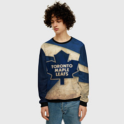 Свитшот мужской HC Toronto: Old Style, цвет: 3D-черный — фото 2