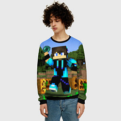 Свитшот мужской Бросок Жемчуга Края, цвет: 3D-черный — фото 2