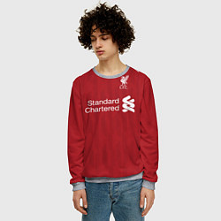 Свитшот мужской FC Liverpool Home 18-19, цвет: 3D-меланж — фото 2