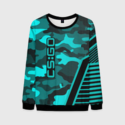 Мужской свитшот CS:GO Blue Camo