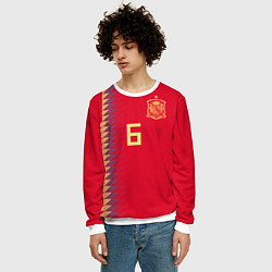 Свитшот мужской Iniesta Home WC 2018, цвет: 3D-белый — фото 2