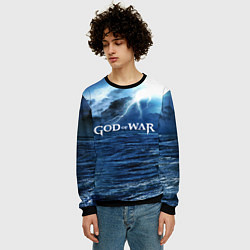 Свитшот мужской God of War: Sea ​​rage, цвет: 3D-черный — фото 2