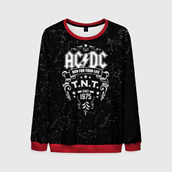 Свитшот мужской AC/DC: Run For Your Life, цвет: 3D-красный