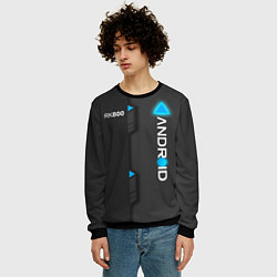 Свитшот мужской RK800 Android, цвет: 3D-черный — фото 2